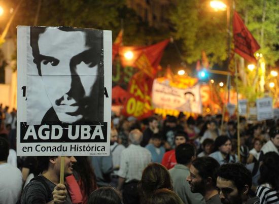 MARCHA A 1 AÑO DEL ASESINATO DEL MILITANTE A MANOS DE LA BUROCRACIA SINDICAL